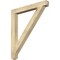 Ekena Millwork Traditional Craftsman Rough Sawn Bracket, Douglas Fir, 4"W x 38"D x 42"H BKT04X38X42TRA04RDF - alternate 1